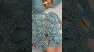 The perfect crochet pattern for a stole / Link to full video at bottom of screen #shorts