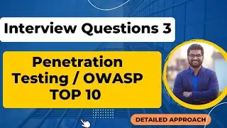 Application Security Penetration Testing Interview Questions