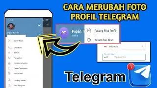 Cara Merubah Foto Profil Telegram || Ganti Foto Foto Profil Telegram