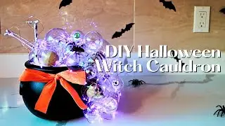 DIY Witch Cauldron (tiktok viral) | Halloween Home Decor