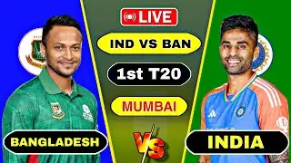 🔴 Live : India vs Bangladesh 1st T20 Match Today 2024 | Ind vs Ban 1st T20 Watch Score Commentary