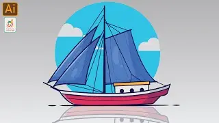 Boat Vector Design Tutorial in Adobe illustrator