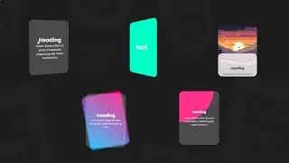 5 Unique Animated Hover Card Effects Using HTML, CSS, and JavaScript