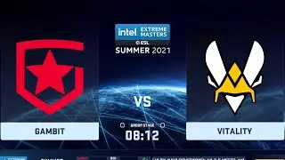 🔴  RU  Vitality vs Gambit  BO3 | IEM Summer 2021