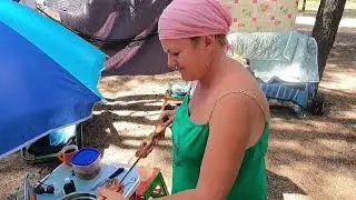 Пригласили на СВАДЬБУ 🪗а нас не СПРОСИЛИ 🍖Делаем ШАШЛЫК днём☀️ Озёрные хроники (11)
