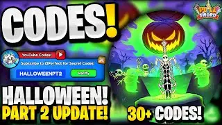 🔥*NEW* ALL WORKING HALLOWEEN PART 2 UPDATE CODES FOR PULL A SWORD! ROBLOX PULL A SWORD CODES