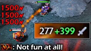 Techies Right Click is not balanced! "277 + 399" Damage every single hit...WTF!!