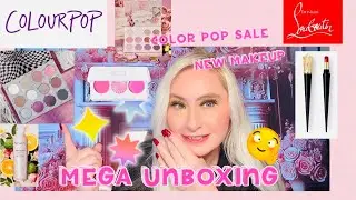 MEGA Unboxing , Color Pop Haul , PR , New Makeup , Skin Care , Hair Care #unboxing