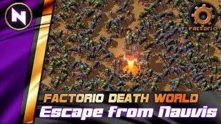 Factorio DeathWorld #01 ESCAPE FROM NAUVIS | Lets Play