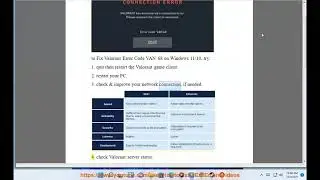 Fix Valorant Error Code VAN 68 on Windows 11/10