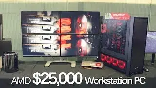 AMD $25,000 Workstation with 4 x FirePro W9100 GPUs