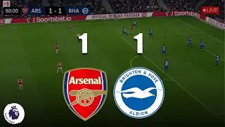 Arsenal vs Brighton 1 - 1 | Premier League 2024/25 | Highlights & All Goals