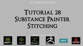 Tutorial 28 - Stitching | Substance Painter Tutorial