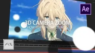 After Effects AMV Tutorial - 3D Camera Zoom + Object Parallax Technique