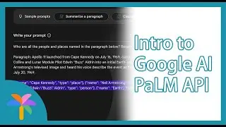 Intro to Google  generative AI PaLM API tutorial