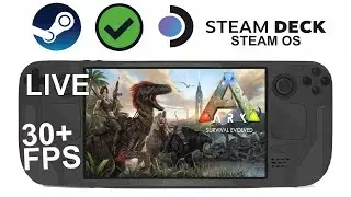 ARK on Steam Deck/OS in 800p 30+Fps (Live)
