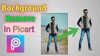 how to remove photo background in PicsArt||photo ka background kaise hataye picsart se