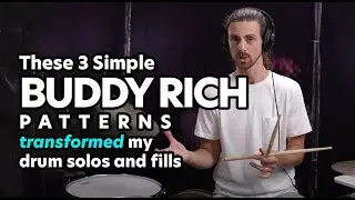 Buddy Rich Style Fast Triplet Flow // Step-by-Step Method // Improvisation Course with JP Bouvet