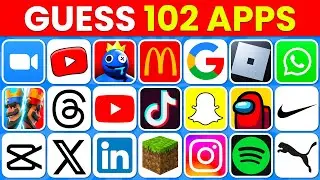 Guess the App Logo in 2 Seconds | 102 Famous App Logos Quiz