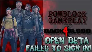 Back 4 Blood Open Beta Failed To Sign In! TRS Online Platform Error! Disconnections (PS4, Xbox, PC)