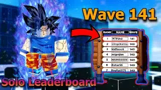 How To Get Wave 141 Solo Leaderboard, Without buff | All Star Tower Defense