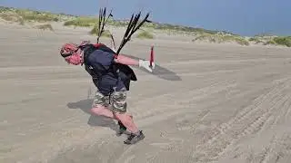 73 Year Old Paramotor SUPER Student Shows How To Do Proper Run & Jumps!!!