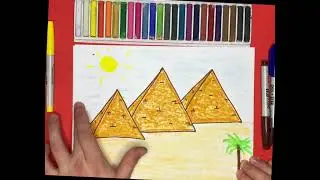 Как нарисовать Пирамиды Рисуем для детей