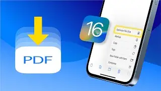 How To Compress PDF with iOS 16 ONLY!!!!!