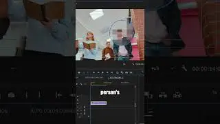 Auto Track & Blur Peoples Faces In Premiere Pro