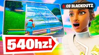 Jogando Fortnite no MONITOR de *540hz* pela PRIMEIRA VEZ!