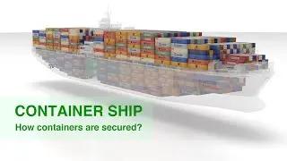 How A Container Ship Secures Containers - Design, Safety, Container Locating