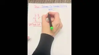 Square of a Number ending with 5. #maths #mathdotcom #mathtricks