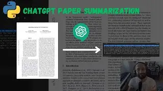 Summarize Papers with Python and ChatGPT