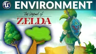 Painting & Sculpting The Terrain - #7 Lets Create Legend Of Zelda (Unreal Engine 4 Tutorial)