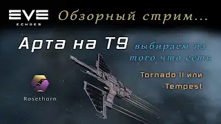 EVE Echoes - обзор арта на Т9 | Tornado II или Tempest  (мобильная игра про космос)