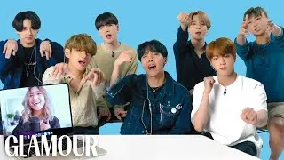 BTS Watches Fan Covers On YouTube | Glamour