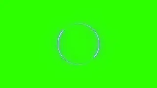 Neon Circles #1 / Green Screen - Chroma Key