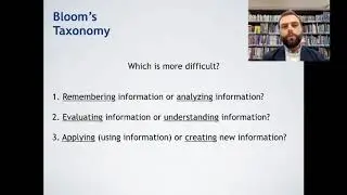 Bloom’s Taxonomy for TESOL teaching