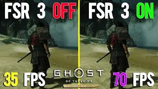 FSR 3 is Great in Ghost of Tsushima! | FSR 3 Frame Generation Off vs On