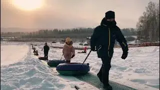 World snow day на горнолыжном курорте 