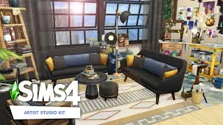 Industrial Artist Apartment // The Sims 4 Speed Build: Apartment Renovation