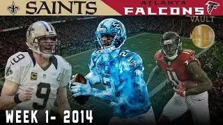 Matty Ice & Brees Duel on Opening Sunday! (Saints vs. Falcons, 2014) | NFL Vault Highlights