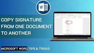 How To Copy Signature From One Document To Another