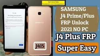 SAMSUNG Galaxy J4 Plus FRP Bypass without PC App Not installed NO SIM Card | SM-J415f FRP Bypass