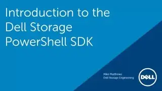 Introduction to the Dell Storage PowerShell SDK