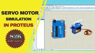 Arduino + Servo motor simulation using Proteus