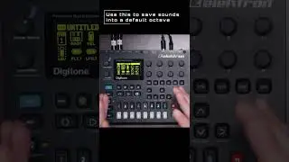 Mastering Digitone // Use this to save sounds into a default octave