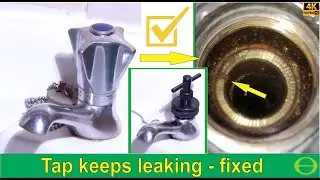 How to stop a tap / faucet from dripping - How to re-seat a tap