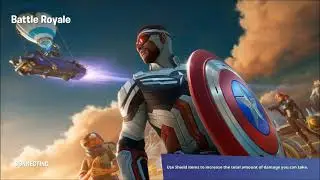 Sam Wilson (Captain America) on Fortnite (Zero Build Battle Royale)