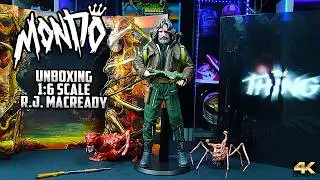 Mondo RJ MacReady With Spiderhead and Dog Creature Timed Edition Action Figure Unboxing